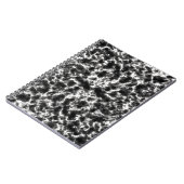 Elegant wit zwart marmer notitieboek (Linkerzijde)