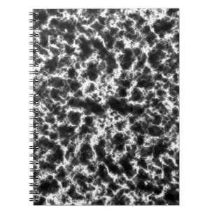 Elegant wit zwart marmer notitieboek
