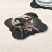 Elegant Witch Coffee Onderzetter (Gekanteld)