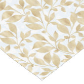 Elegant witgoud bladeren groen botanisch korte tafelloper (Hoek)