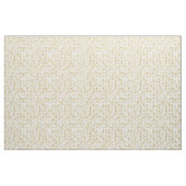 Elegant witgoud bladeren groen botanisch stof (Fat Quarter)