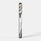 Elegant Witgoud Marmer iPhone 15 Case (Rechterkant)