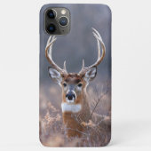 Elegant witstaarthert winter fotograaf Case-Mate iPhone case (Achterkant)