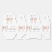 Elegant witte boog Baby shower Bedankdoosjes (Ongevouwen)