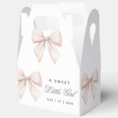 Elegant witte boog Baby shower Bedankdoosjes (Open)