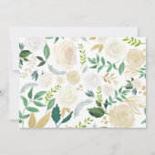 Elegant witte goudsip en zie kaart (Achterkant)