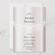 Elegant witte kant bloemenVrijgezellenfeest