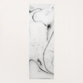 Elegant witte marmer afbeelding yogamat (Achterkant)