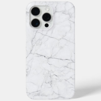 Elegant Witte Marmer iPhone 15 Pro Max Hoesje