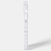 Elegant Witte Marmer Case-Mate iPhone Case (Achterkant / Links)