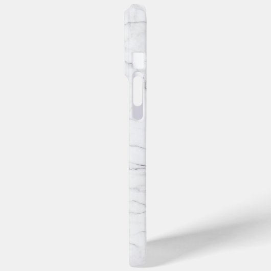 Elegant Witte Marmer Case-Mate iPhone Case (Achterkant / Links)