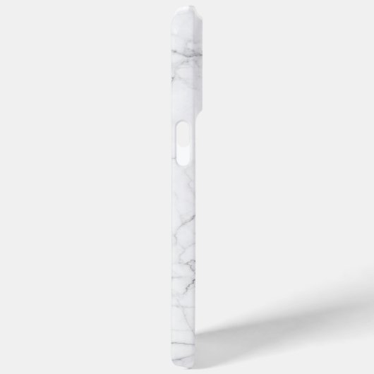 Elegant Witte Marmer Case-Mate iPhone Case (Achterkant / Rechts)