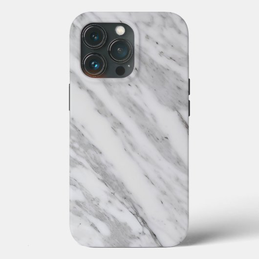 Elegant Witte Marmer Case-Mate iPhone Case (Achterkant)