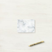 elegant witte marmer post-it® notes (Op bureau)