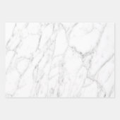 Elegant witte marmer Verpakkingsbladen voor papier Inpakpapier Vel (Voorkant 2)