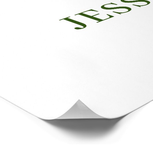 Elegant Witte Orchidee PROEFHuwelijksDiner Welkoms Poster (Hoek)