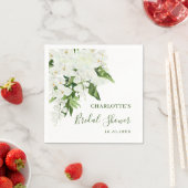 Elegant Witte Orchideeën Boheemse BRUIDSSHOWER Servet (Insitu)