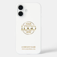 Elegant Witte Promotie Bedrijfslogo