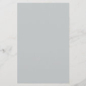 Elegant witte rok met Florals Cake Decorting Flyer (Achterkant)
