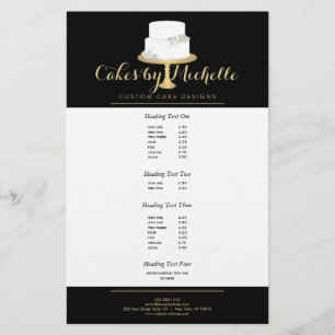 Elegant witte rok met Florals II-rok Flyer