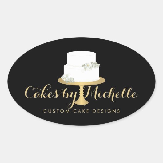 Elegant witte rok met Florals II-rok Ovale Sticker (Voorkant)