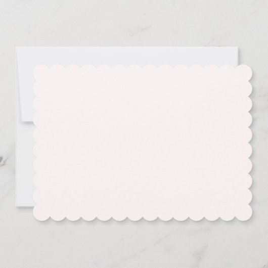 Elegant witte rozen Roze Blush Save the Date (Achterkant)