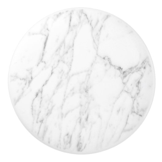 Elegant witte steenkool trekknoppen keramische knop (Voorkant)