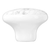 Elegant witte steenkool trekknoppen keramische knop (Zijkant)