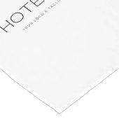 Elegant witte zakelijke Logo-evenementendisplay Lange Tafelloper (Hoek)