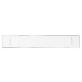 Elegant witte zakelijke Logo-evenementendisplay Lange Tafelloper (Horizontaal)