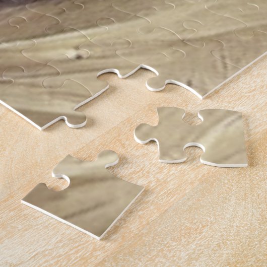 Elegant Wolf Jigzaag Puzzle Legpuzzel (Zijkant)