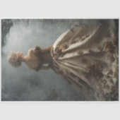 Elegant Woman in Opulent Ball Gown Tissuepapier (Voorkant)