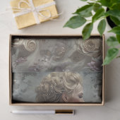 Elegant Woman in Opulent Ball Gown Tissuepapier (Geschenk)