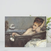 Elegant Woman in the Bath (door Alfred Stevens) Kaart (Staand voorkant)