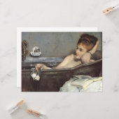 Elegant Woman in the Bath (door Alfred Stevens) Kaart (Voorkant / Achterkant in situ)