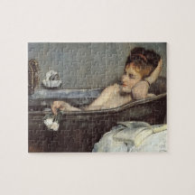 Elegant Woman in the Bath (door Alfred Stevens)