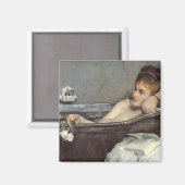 Elegant Woman in the Bath (door Alfred Stevens) Magneet (Voorkant / Achterkant)