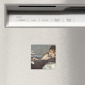 Elegant Woman in the Bath (door Alfred Stevens) Magneet (Insitu (Vaatwasser))