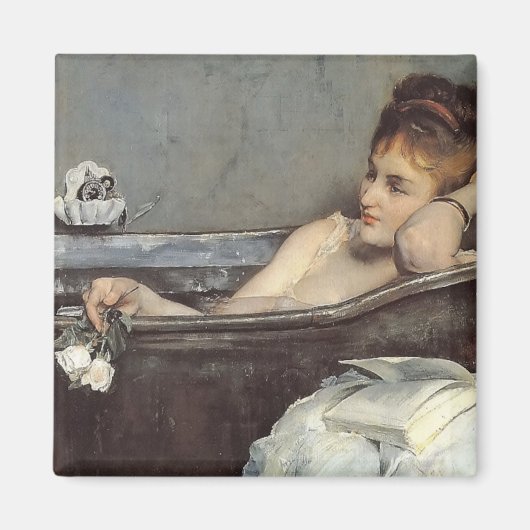 Elegant Woman in the Bath (door Alfred Stevens) Magneet (Voorkant)