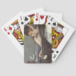 Elegant Woman in the Bath (door Alfred Stevens) Pokerkaarten