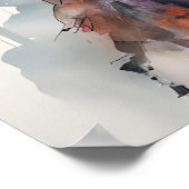 Elegant Woman in Vibrant Attire Poster (Hoek)