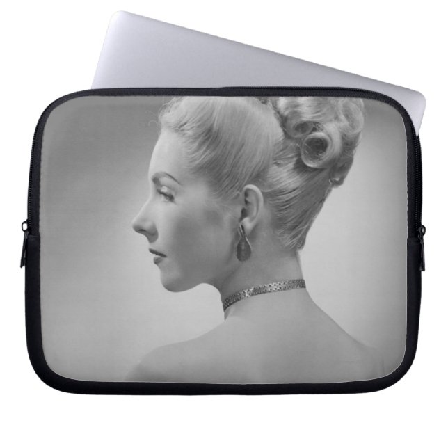 Elegant Woman Laptop Sleeve (Voorkant)