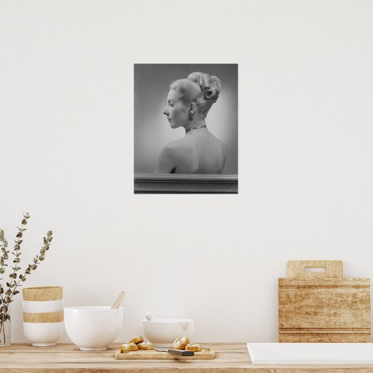 Elegant Woman Poster (Keuken)