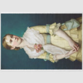 Elegant Woman Rustic Texture Decoupage Tissuepapier (Voorkant)