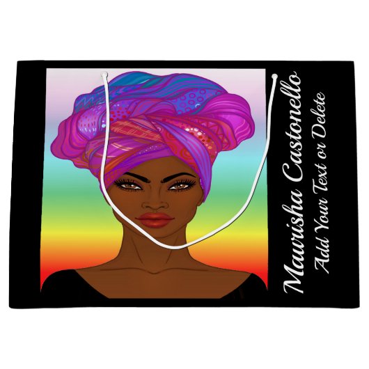 Elegant Woman Tas #2 - Bekijk terug Groot Cadeauzakje (Voorkant)