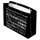 Elegant Woman Tas #2 - Bekijk terug Groot Cadeauzakje (Achterkant Gekanteld)