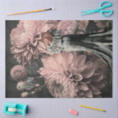 Elegant Woman's Back dusty roze moody's Tissuepapier (Craft)