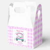 Elegant Women's Golf Party Cart Birthday Bedankdoosjes (Geopend)