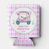 Elegant Women's Golf Party Cart Birthday Blikjeskoeler (Achterkant)