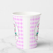 Elegant Women's Golf Party Cart Birthday Papieren Bekers (Rechts)